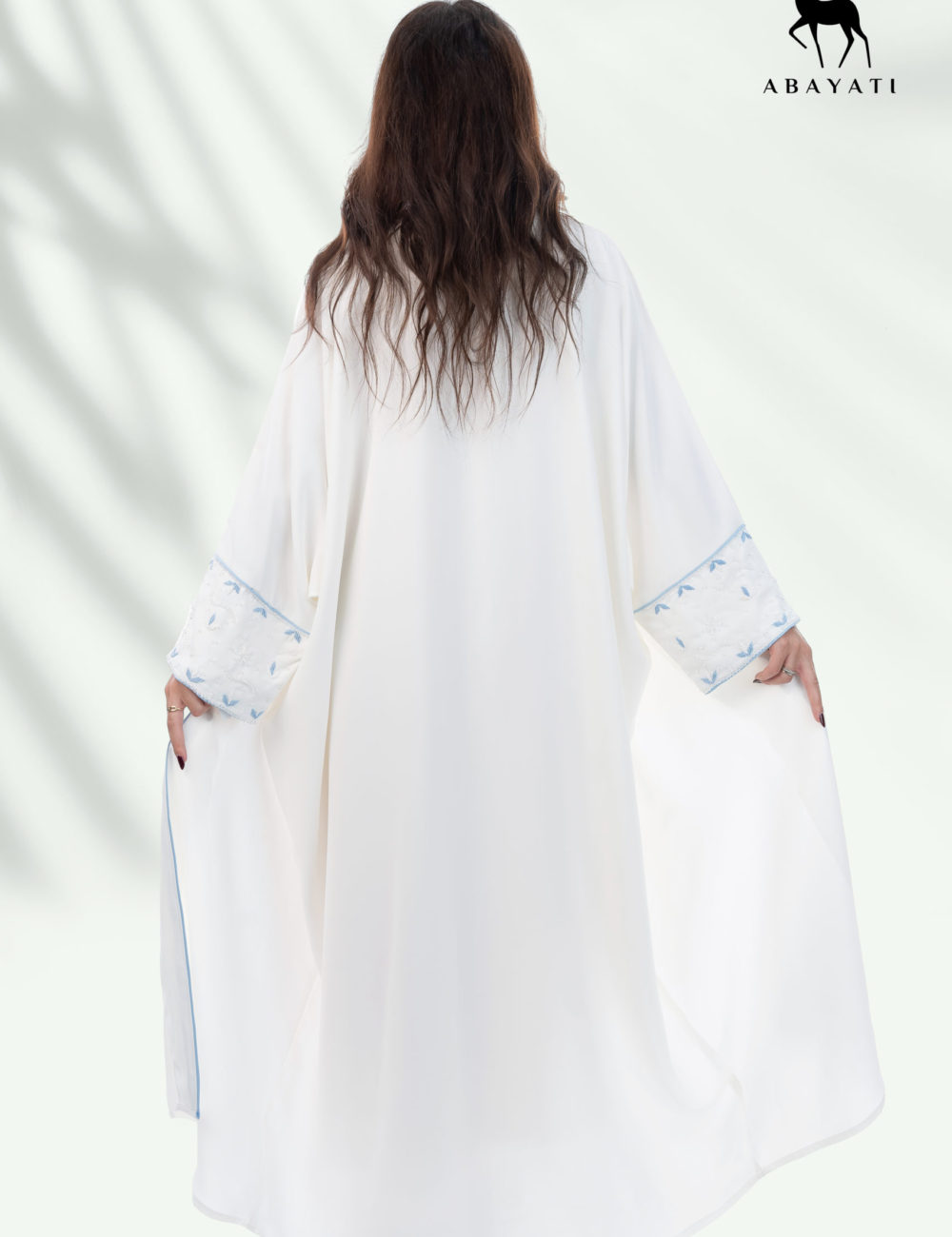 WHITE BISHT ABAYA - Image 5