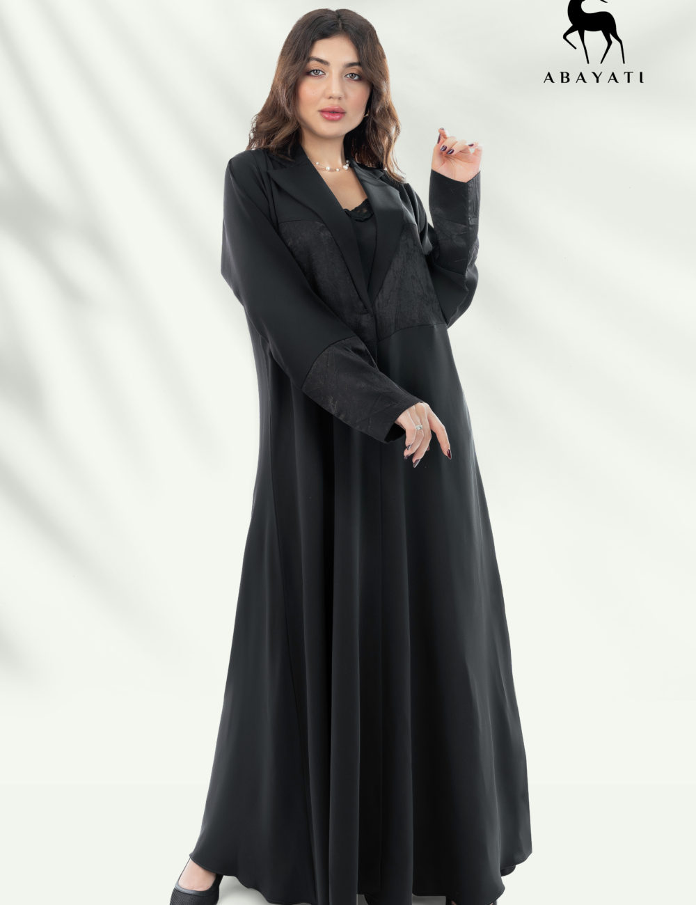 ELEGANT BLACK BLAZER ABAYA