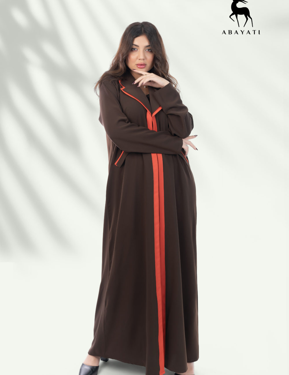 ELEGANT BROWN ABAYA - Image 4