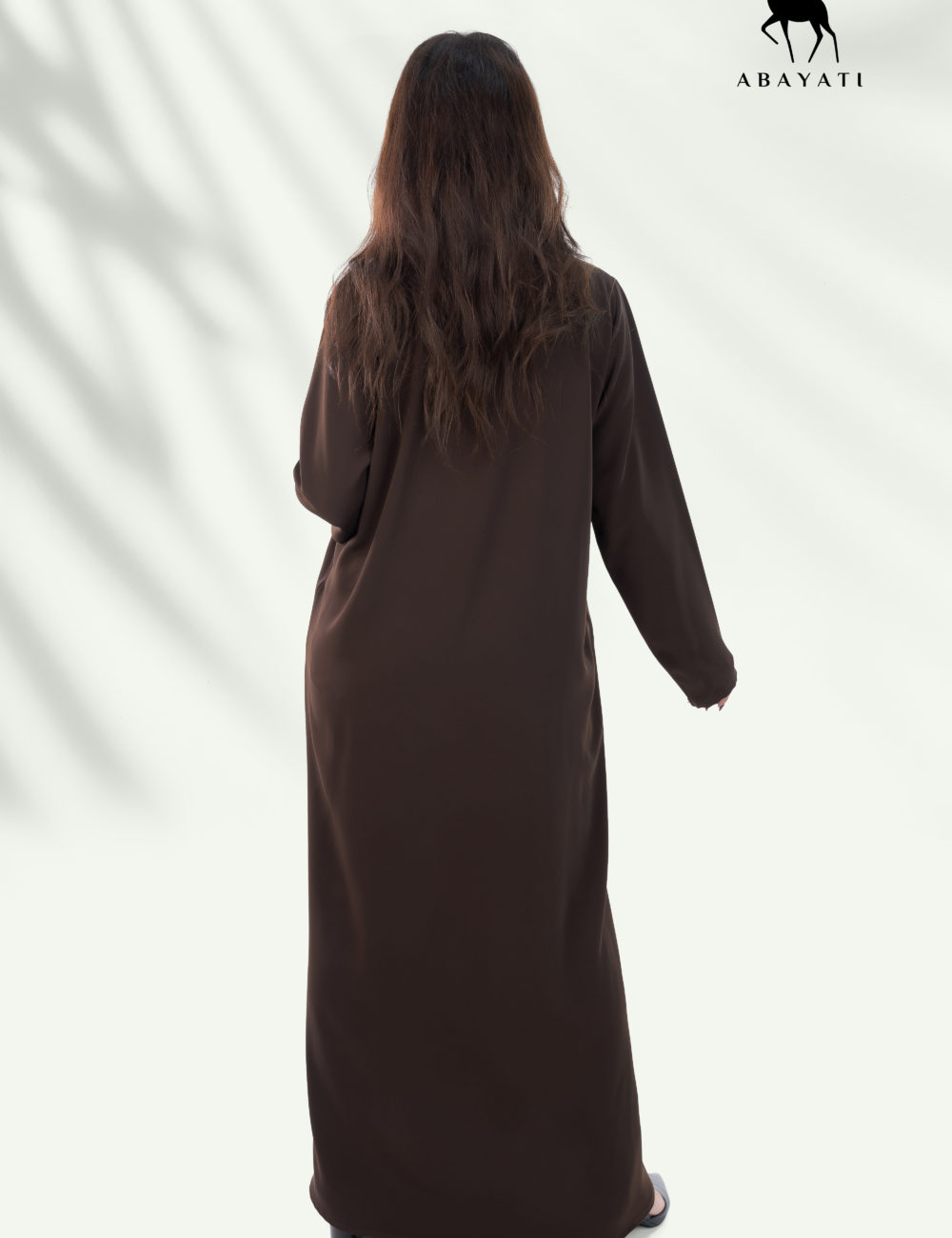 ELEGANT BROWN ABAYA - Image 3