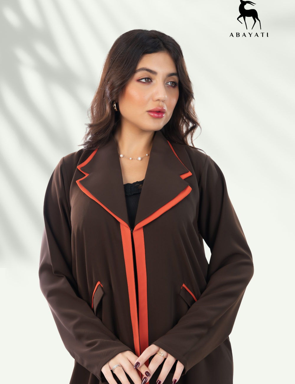 ELEGANT BROWN ABAYA